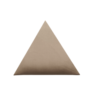 panel tapicerowany trójkąt 30cm krem
